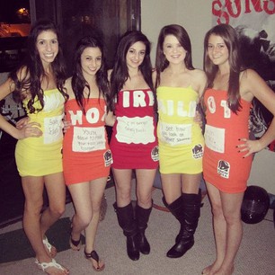 cute-babes-in-taco-bell-packet-outfits-for-halloween