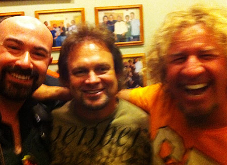 Hanging with Michael Anthony and Sammy Hagar - Interview