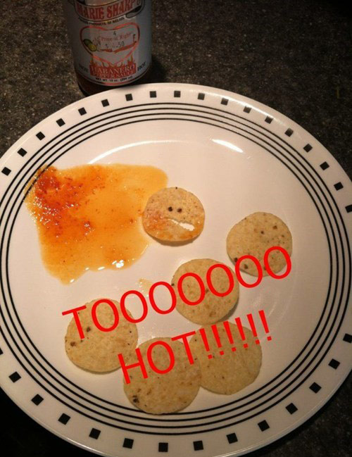 Hot Sauce Meme - Burnt Tortilla Chip