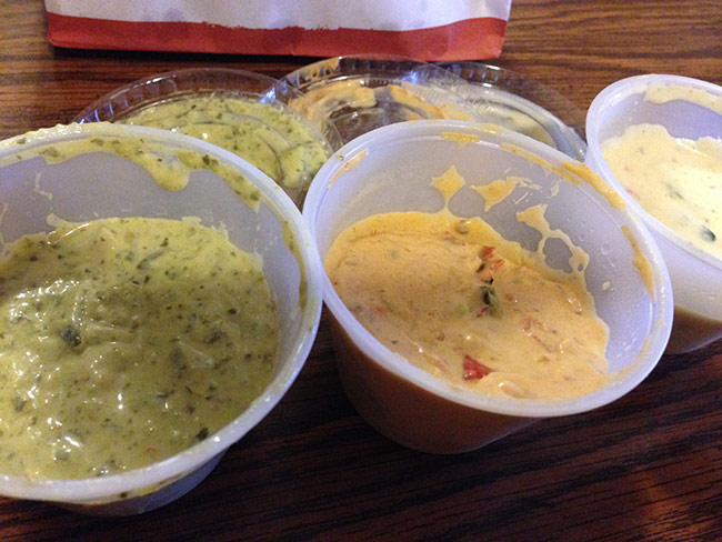 qdoda-queso-sampler-new-fiery-queso-diablo-and-zesty-queso-verde-cheeses