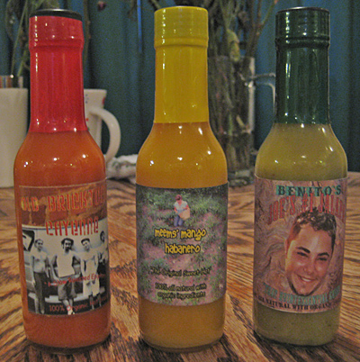 Review - Benito's Meme's Mango Habanero, Joe's #1 Jalapa, and Old Bricktucky Hot Sauce