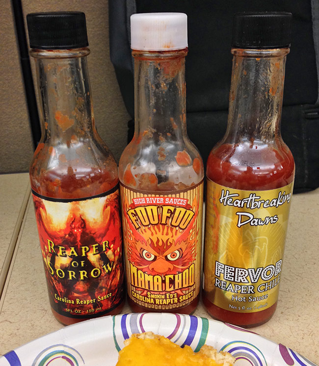 Sauce Showdown – Three Carolina Reaper Pepper Hot Sauces Go Head-To
